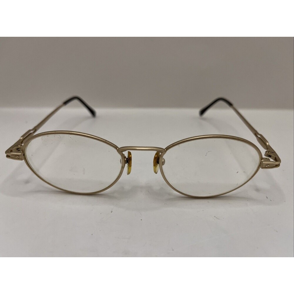Coast Eyeglasses 328 Gold Satin Designer Frames Only Gold 50-15-140